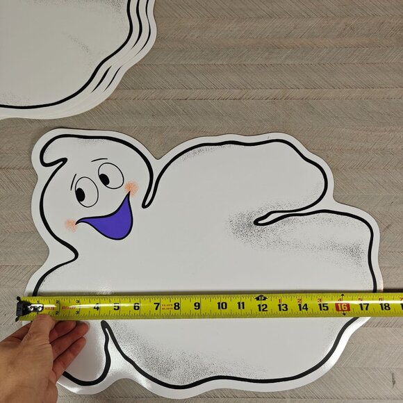 Set Of 4 Vintage Halloween Ghost Placemats Unused - Picture 5 of 5